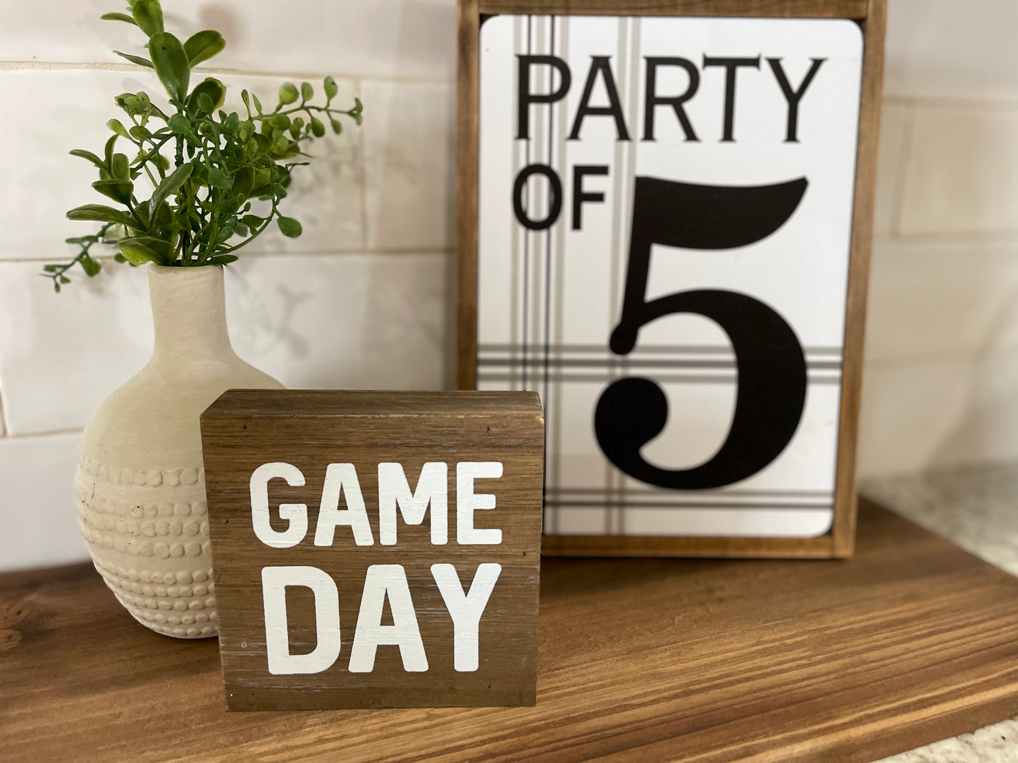 Game Day | Wood Sign (FINAL SALE)