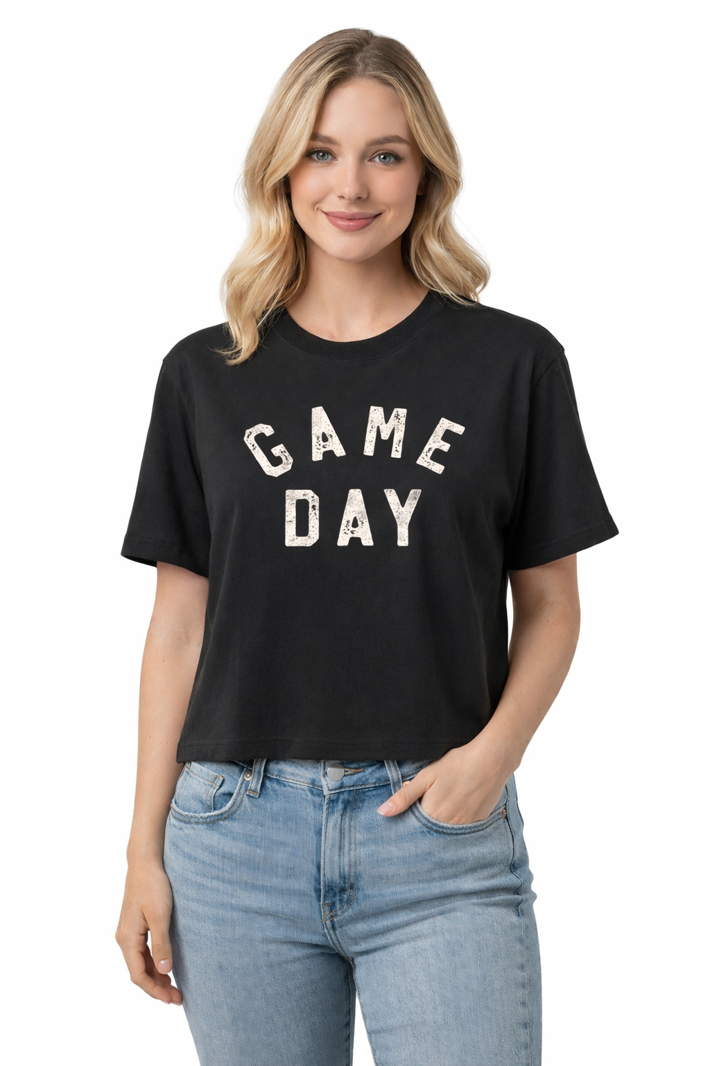Game Day Long Crop Top