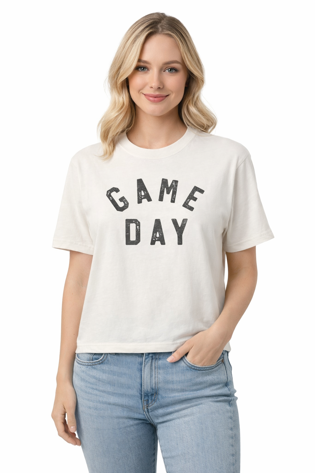 Game Day Long Crop Top