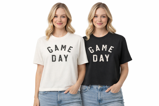 Game Day Long Crop Top