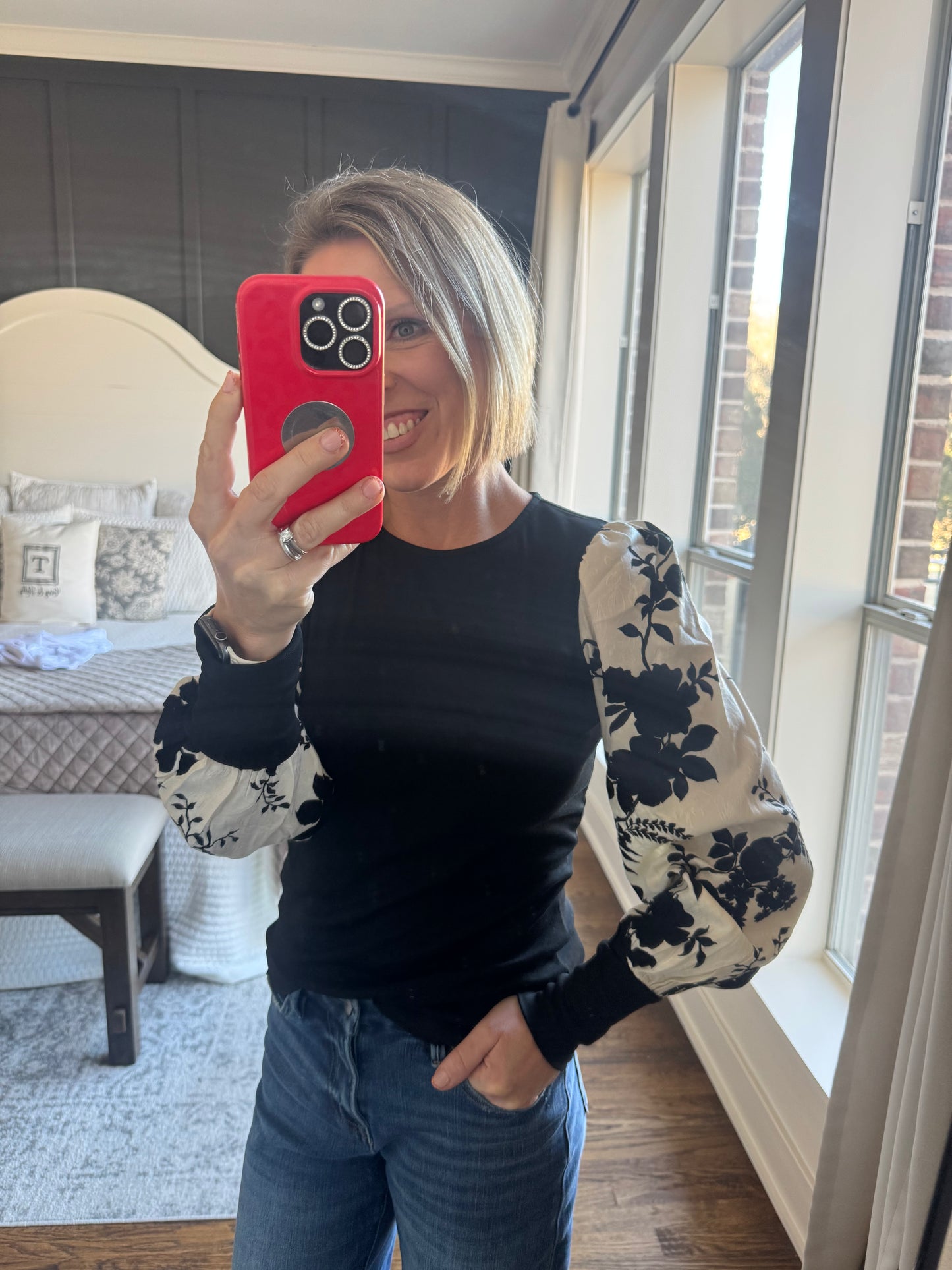 After Dark Floral Top