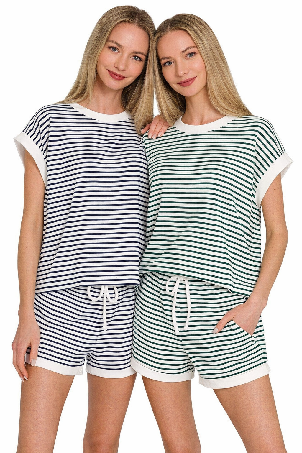 Zenana Ballpark Stripe Set