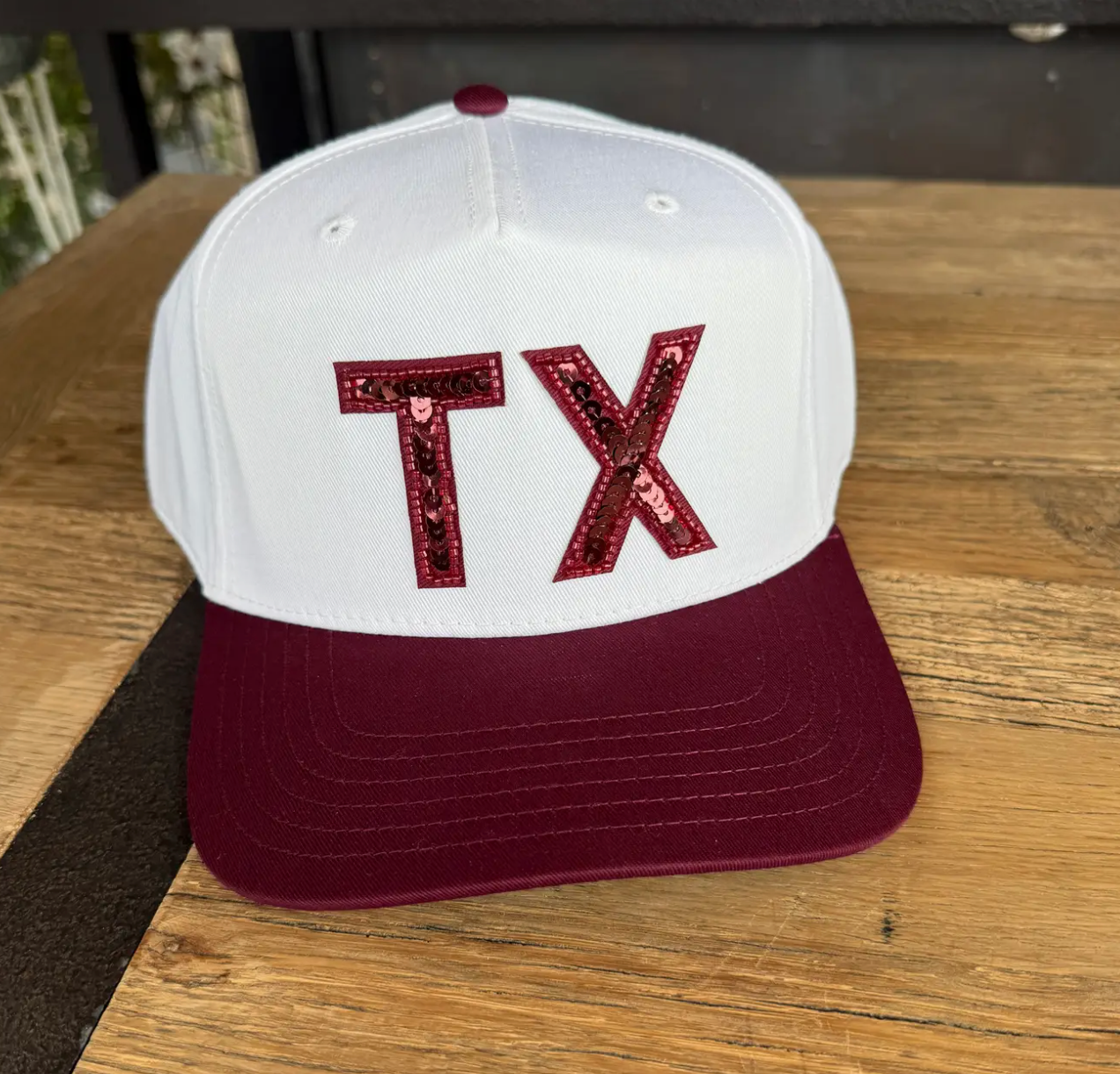 Aggie Sequin Trucker Hat