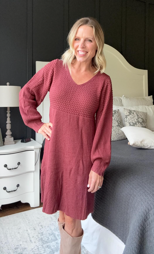 Touchdown Sweater Dress