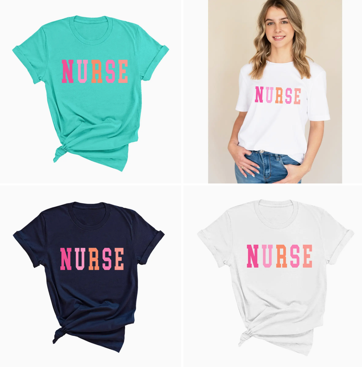 Nurse Colorful Tee