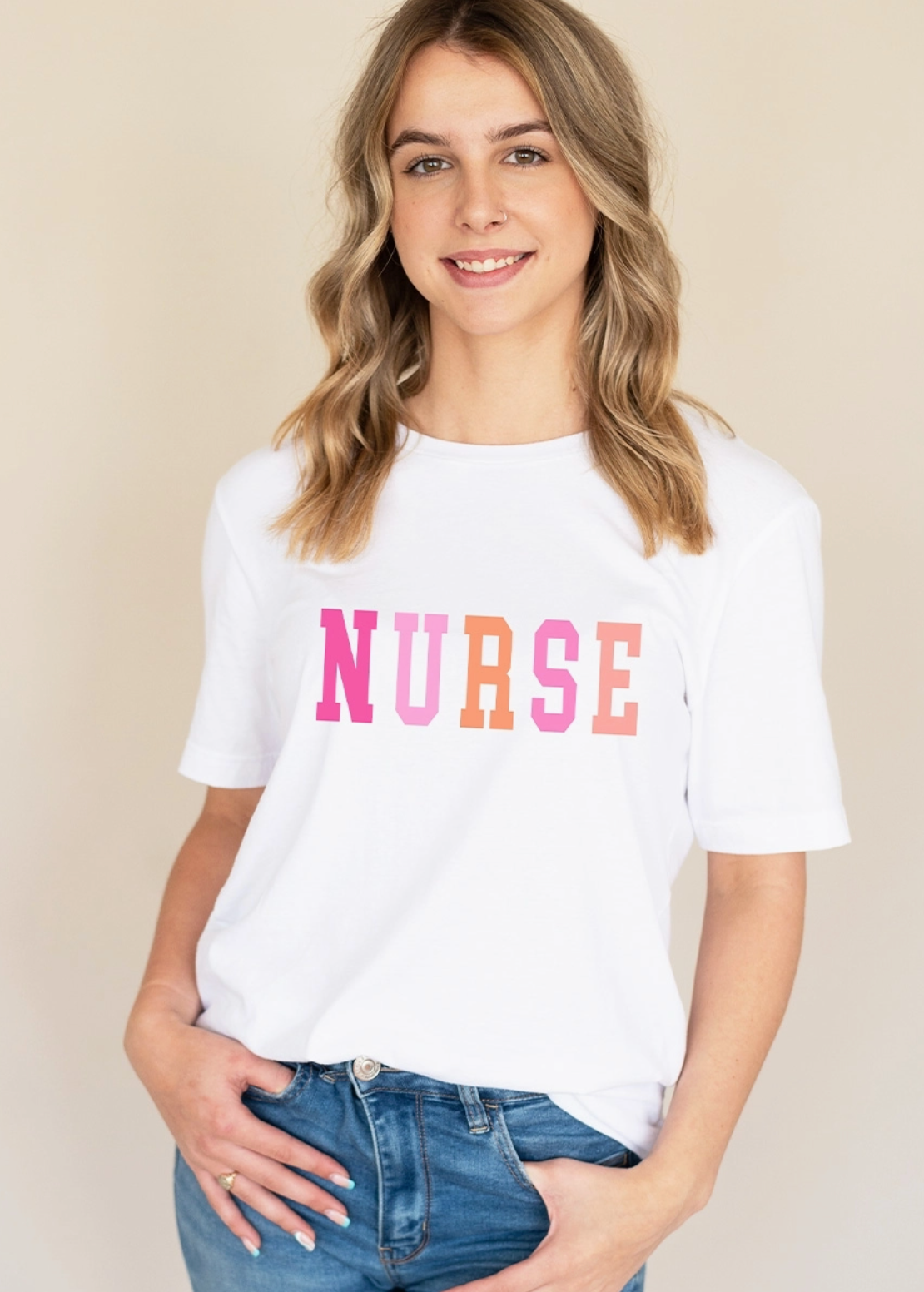 Nurse Colorful Tee