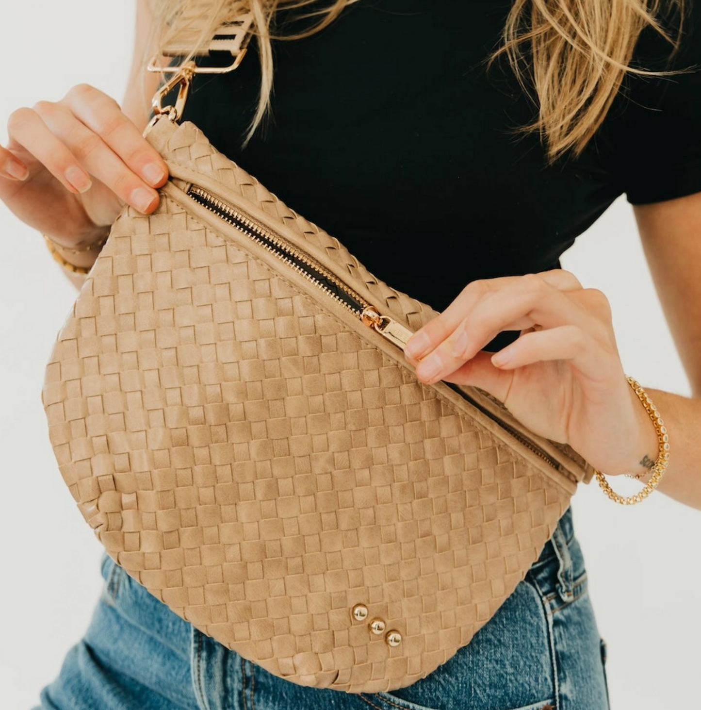 CeeCee Woven Bum Bag (Multiple Colors)