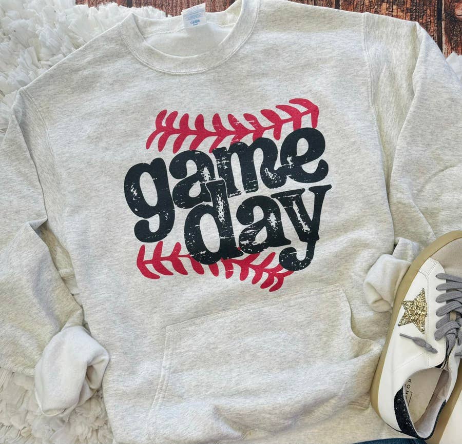 Baseball Game Day Fleece Sweatshirt