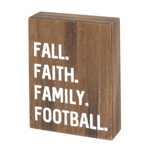 Fall Football Wood Sign (FINAL SALE)